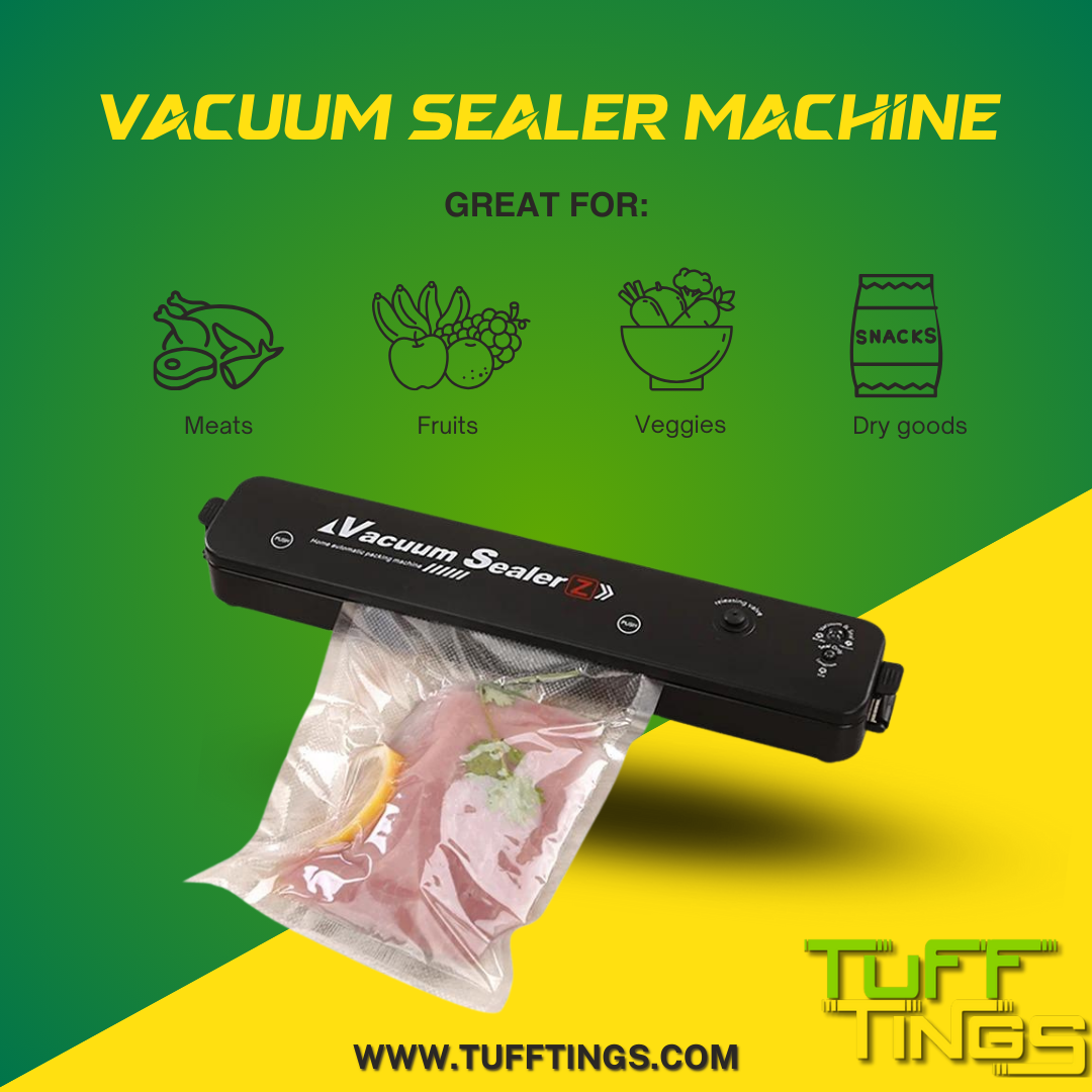 Vacuum Sealer Machine with 10 Free Vacuum Bags – Preserve Freshness & Reduce Waste