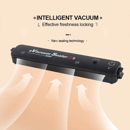 Vacuum Sealer Machine with 10 Free Vacuum Bags – Preserve Freshness & Reduce Waste