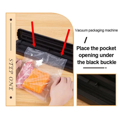 Vacuum Sealer Machine with 10 Free Vacuum Bags – Preserve Freshness & Reduce Waste