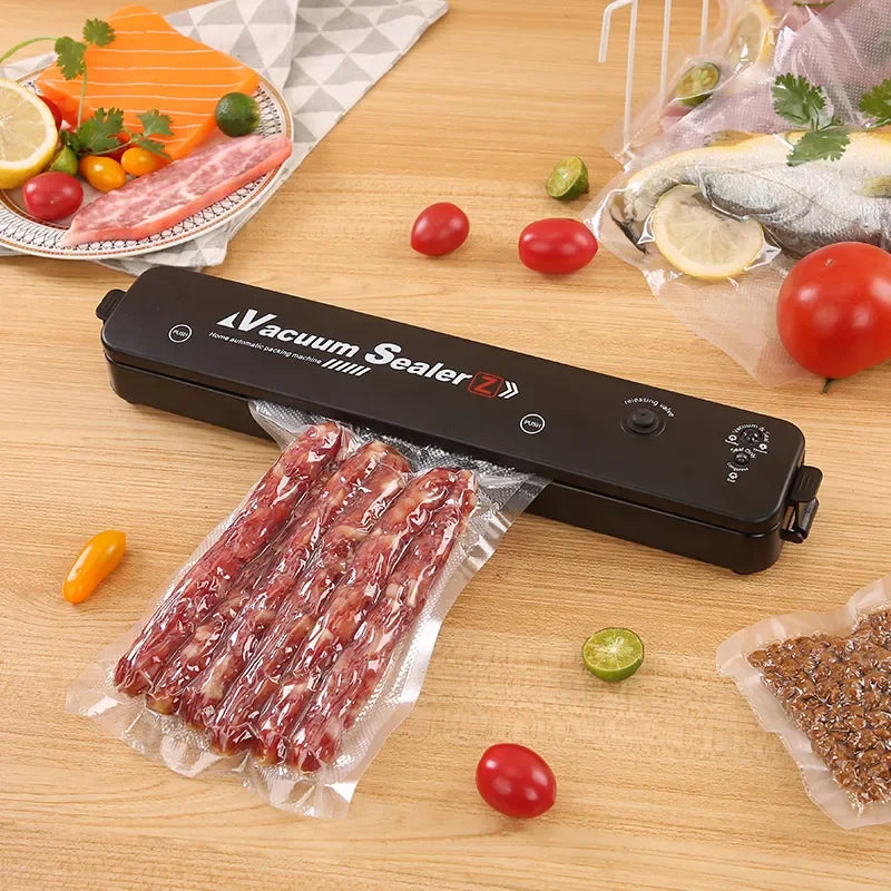 Vacuum Sealer Machine with 10 Free Vacuum Bags – Preserve Freshness & Reduce Waste